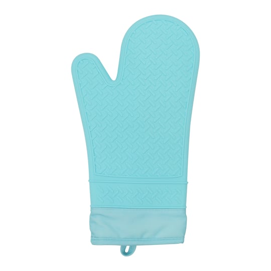 Turquoise Silicone Oven Mitt by Celebrate It&#xAE;